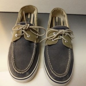 Sperry boat shoes blue gray 9.5 med
